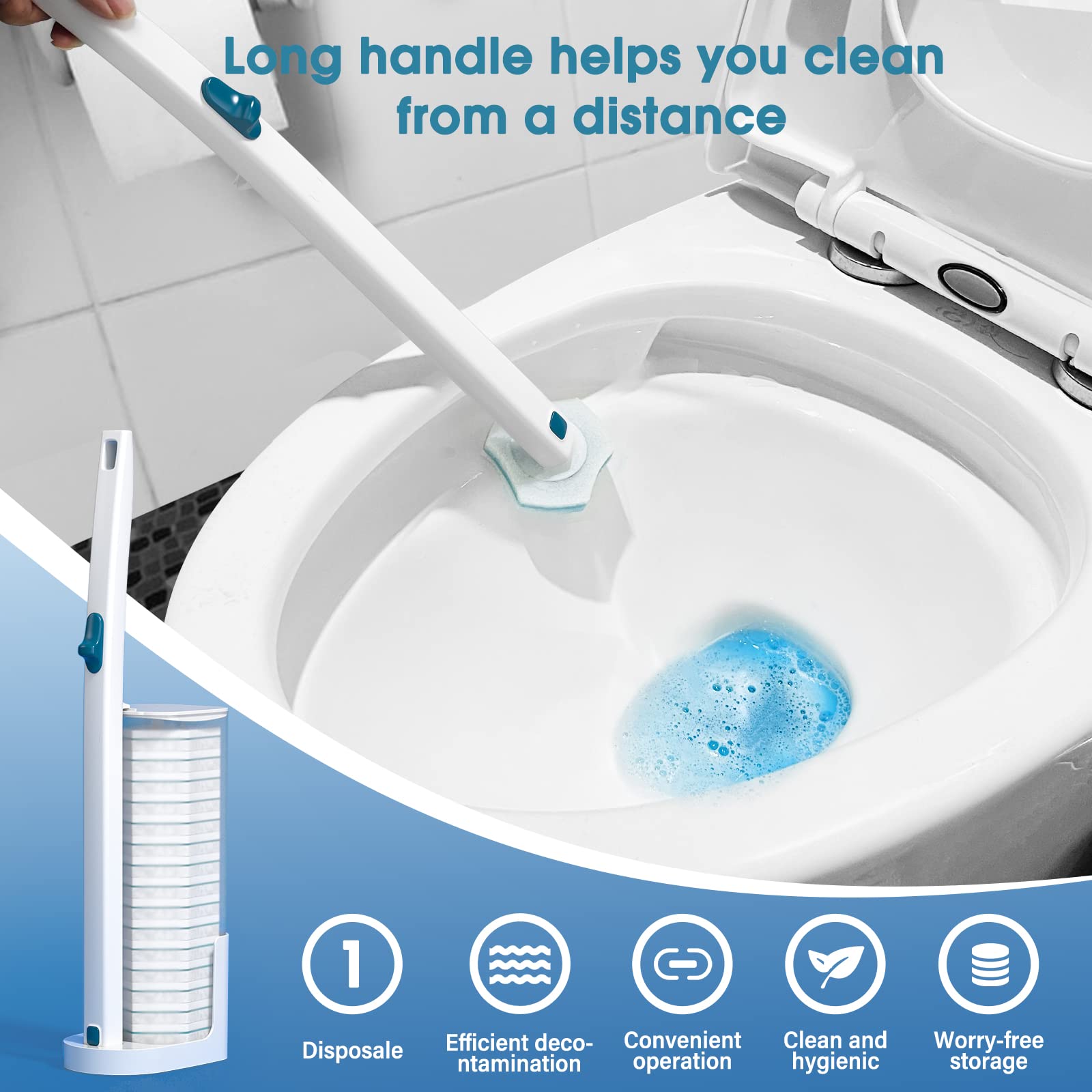 CleanSweep: Refillable Toilet Brush